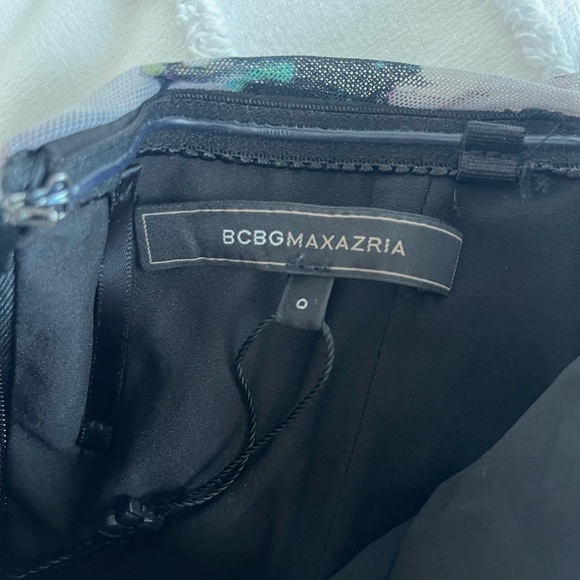 BCBG Floral strapless gown - Picture 5 of 5